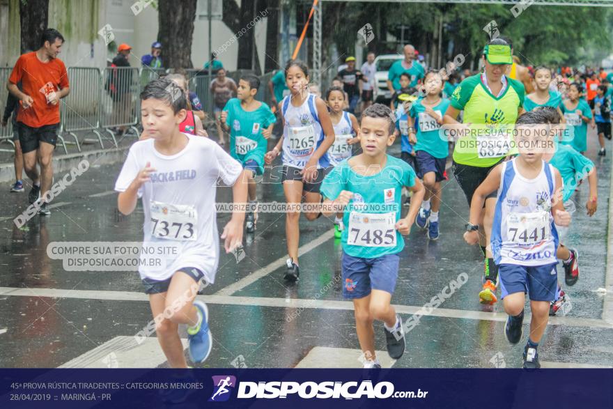 45ª Prova Rústica Tiradentes :: Categorias Menores