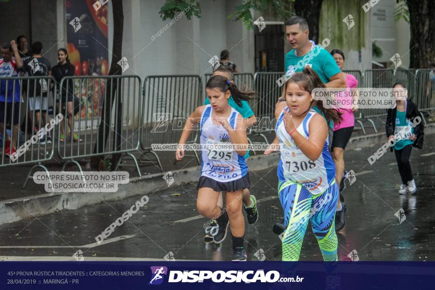 45ª Prova Rústica Tiradentes :: Categorias Menores