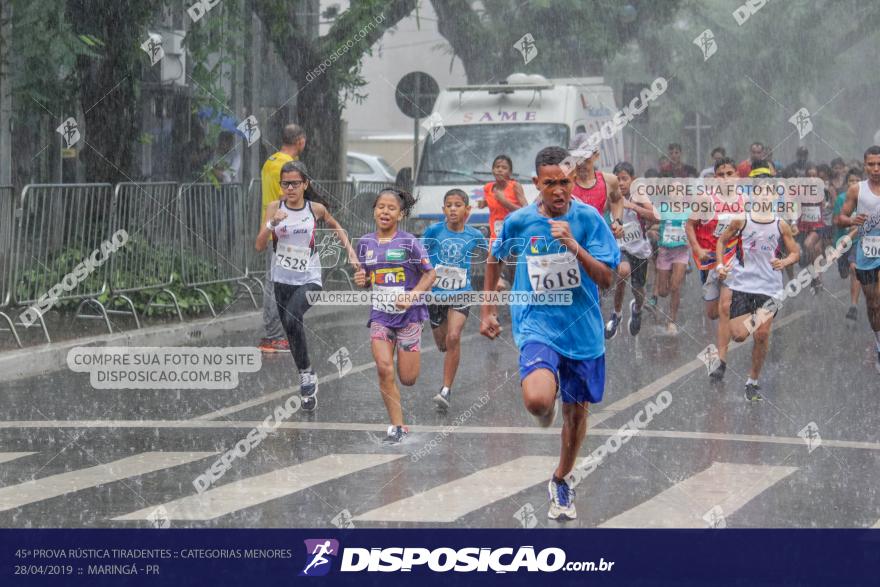 45ª Prova Rústica Tiradentes :: Categorias Menores