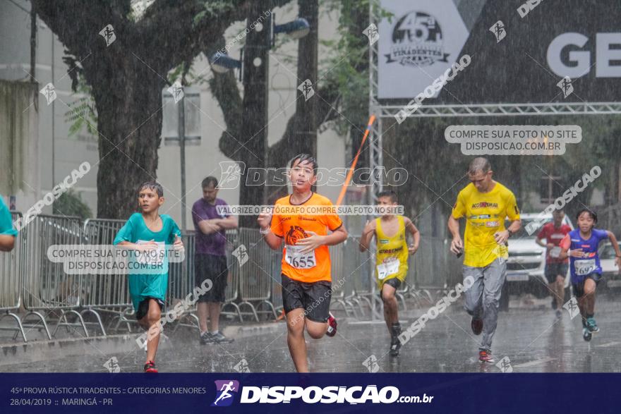 45ª Prova Rústica Tiradentes :: Categorias Menores