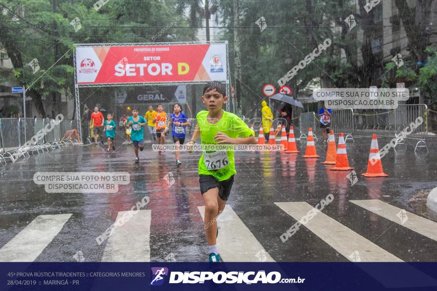 45ª Prova Rústica Tiradentes :: Categorias Menores