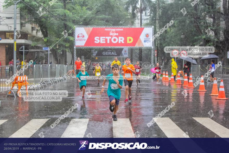 45ª Prova Rústica Tiradentes :: Categorias Menores