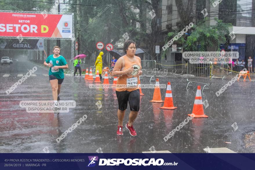 45ª Prova Rústica Tiradentes :: Categorias Menores