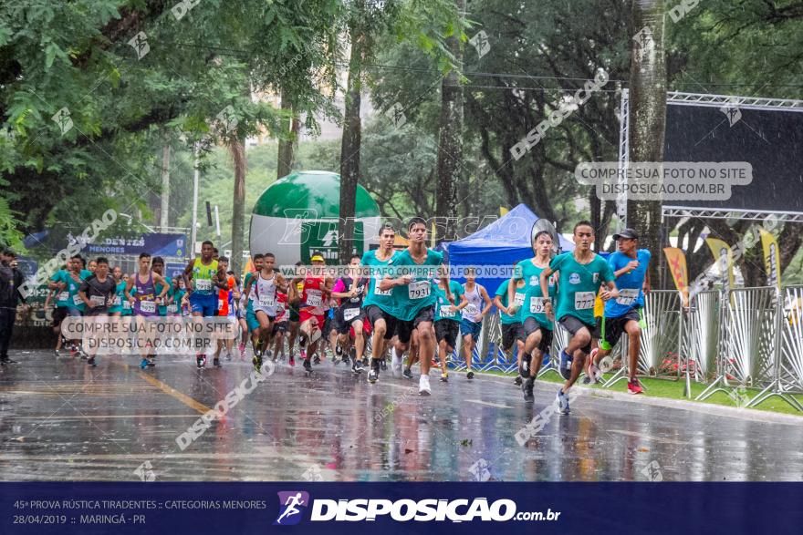 45ª Prova Rústica Tiradentes :: Categorias Menores