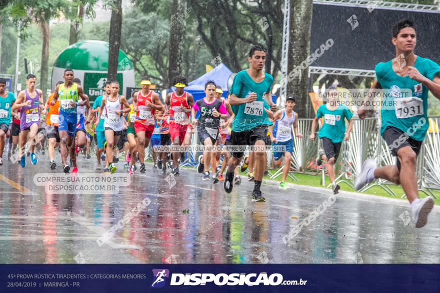 45ª Prova Rústica Tiradentes :: Categorias Menores