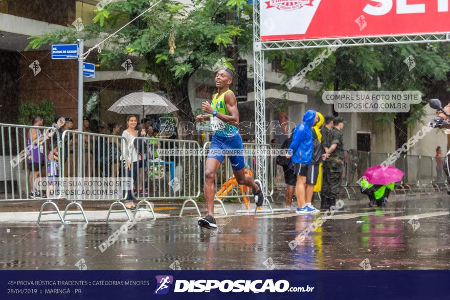 45ª Prova Rústica Tiradentes :: Categorias Menores