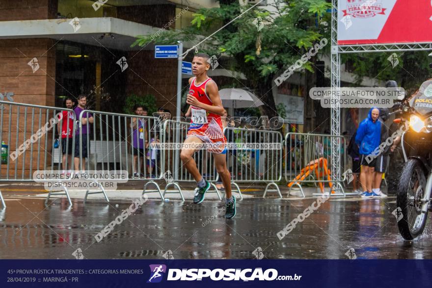 45ª Prova Rústica Tiradentes :: Categorias Menores