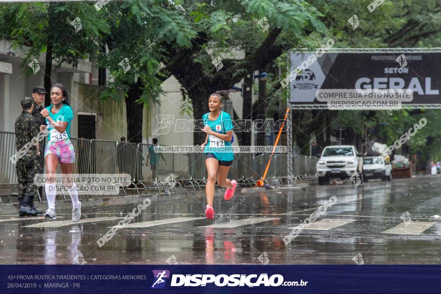 45ª Prova Rústica Tiradentes :: Categorias Menores