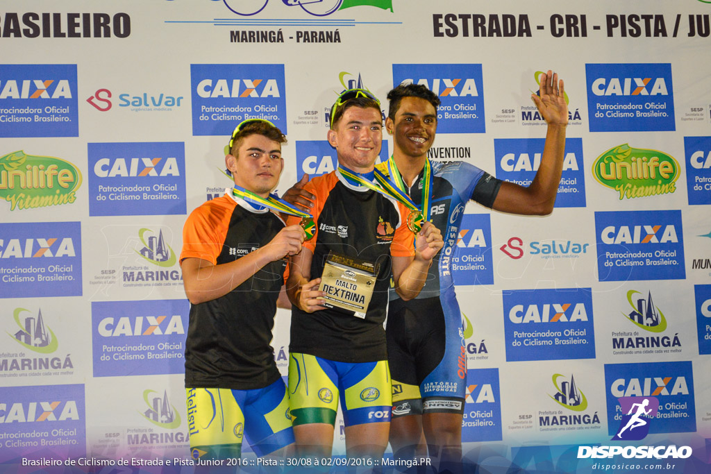 Pista :: Brasileiro de Ciclismo de Estrada e Pista 2016