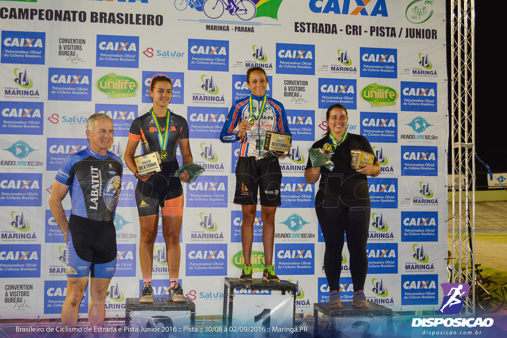 Pista :: Brasileiro de Ciclismo de Estrada e Pista 2016