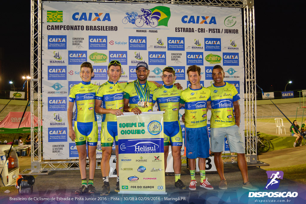 Pista :: Brasileiro de Ciclismo de Estrada e Pista 2016