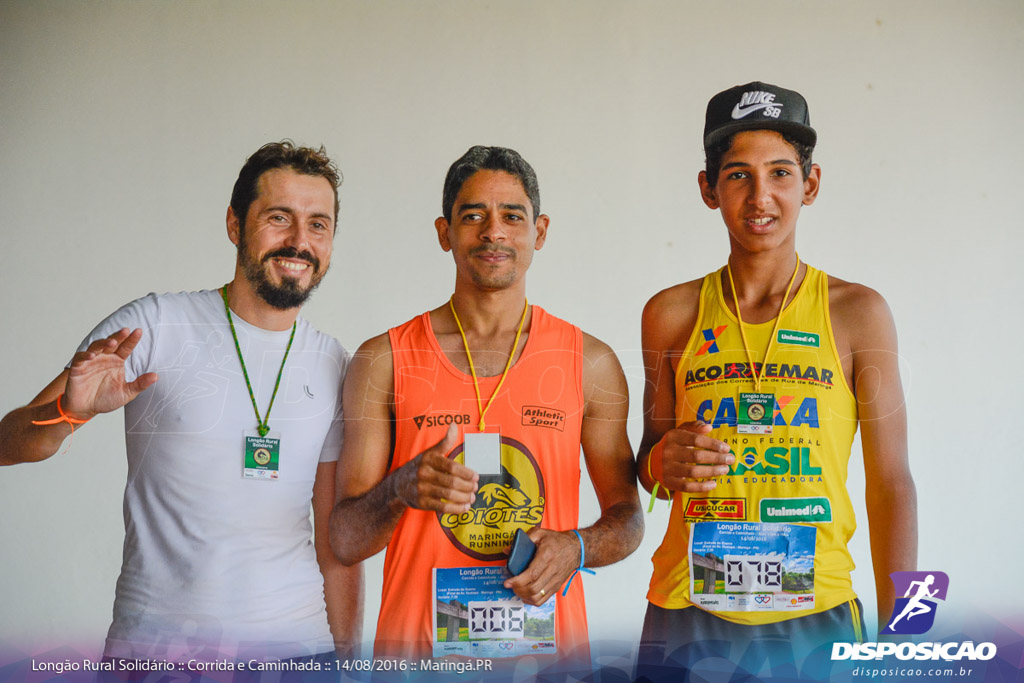 Longão Rural Solidário - Corrida e Caminhada